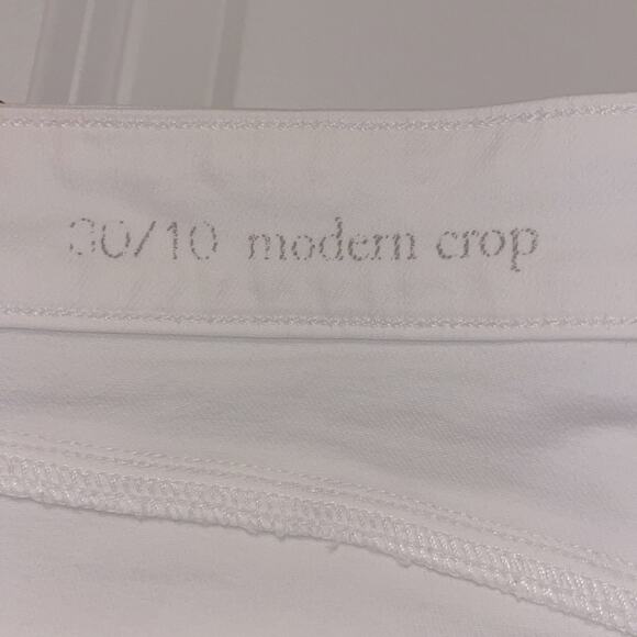 LOFT Soft White Mid-Rise Modern Crop Jeans - Picture 9 of 11